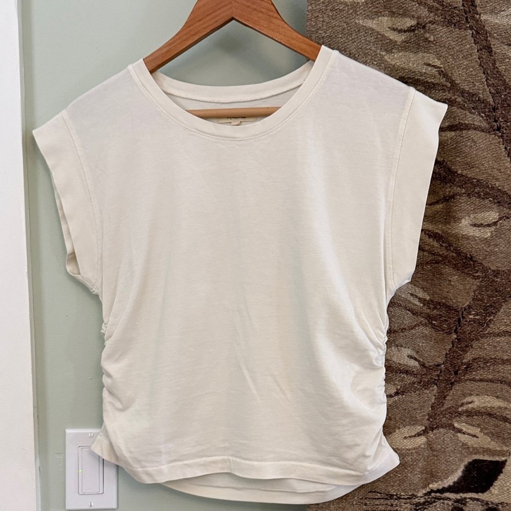 MADEWELL ruched side tee
